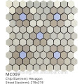 Best quality decoration panel aluminium mosaic tile MC004